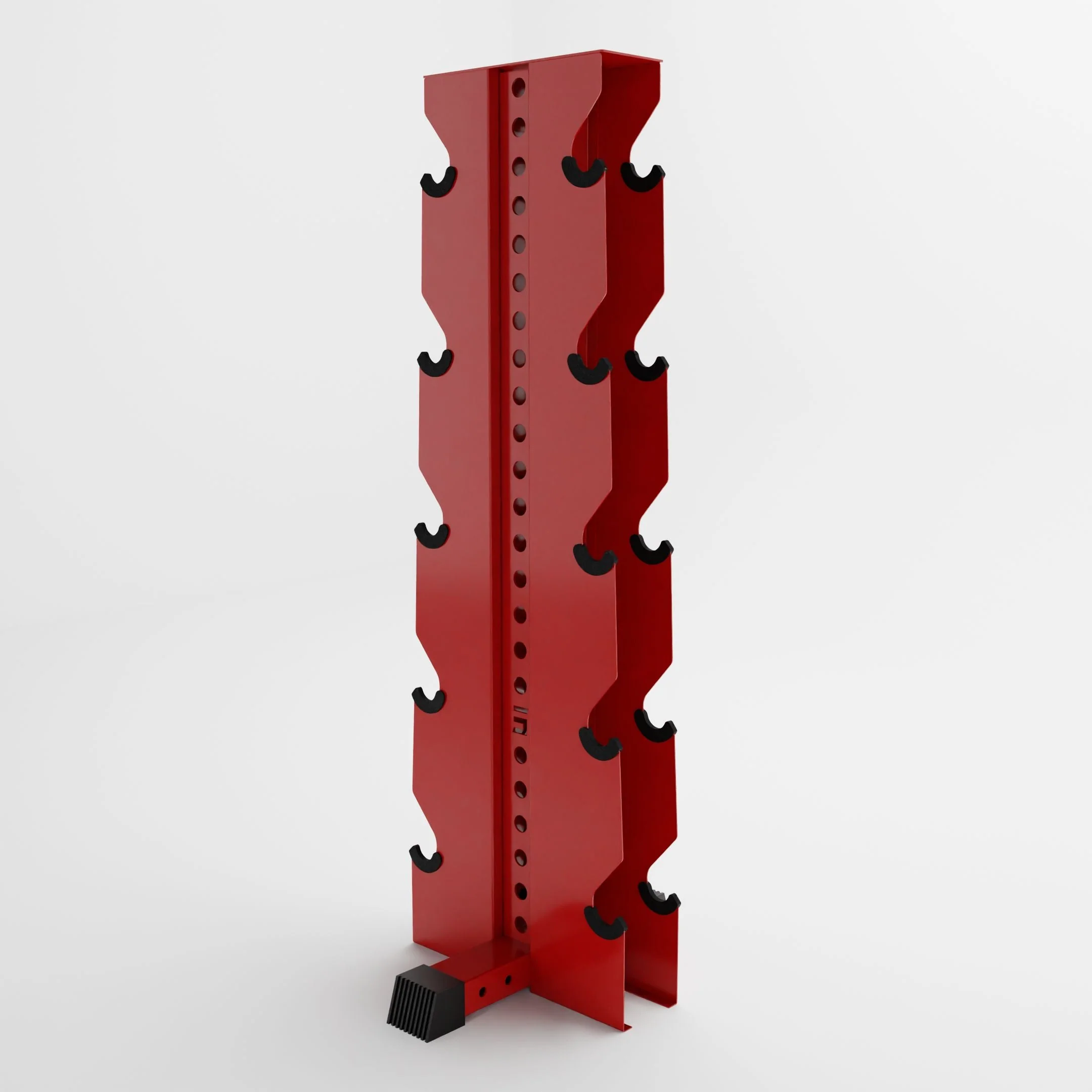 Alpha Elite | 5-Tier Vertical Dumbbell Storage Rack - Image 100