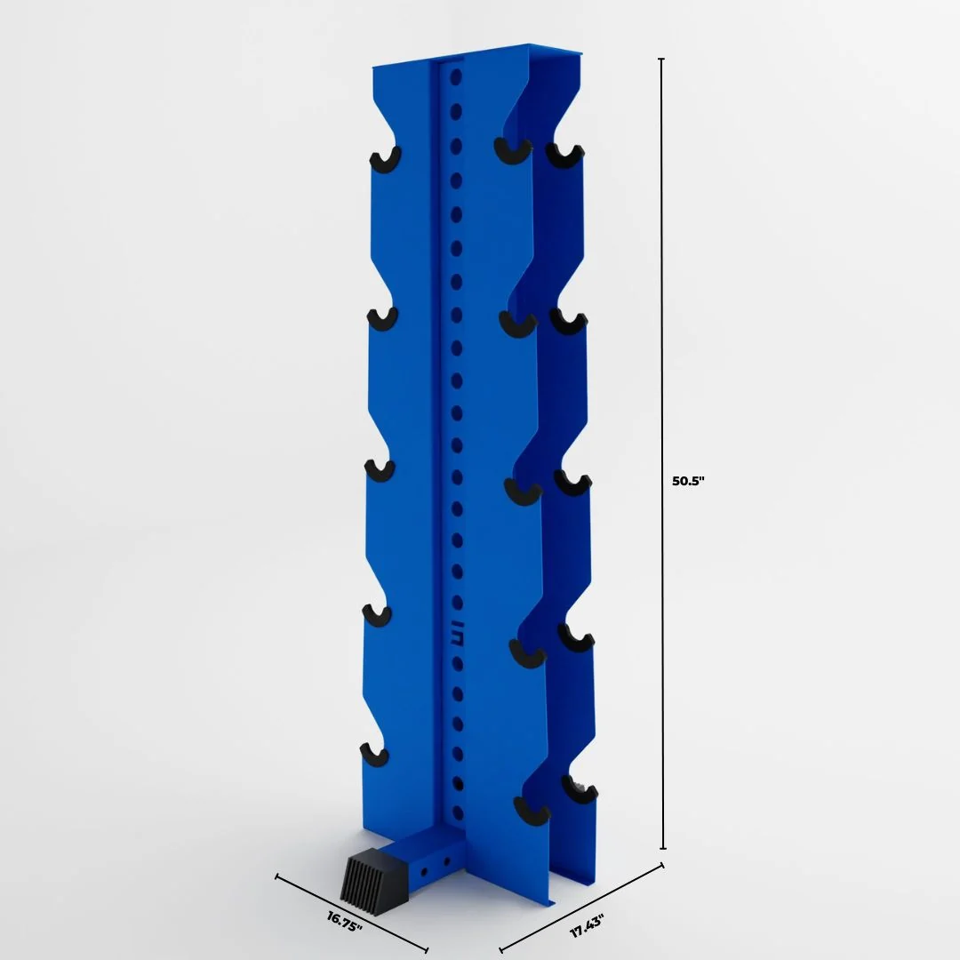 Alpha Elite | 5-Tier Vertical Dumbbell Storage Rack - Image 16