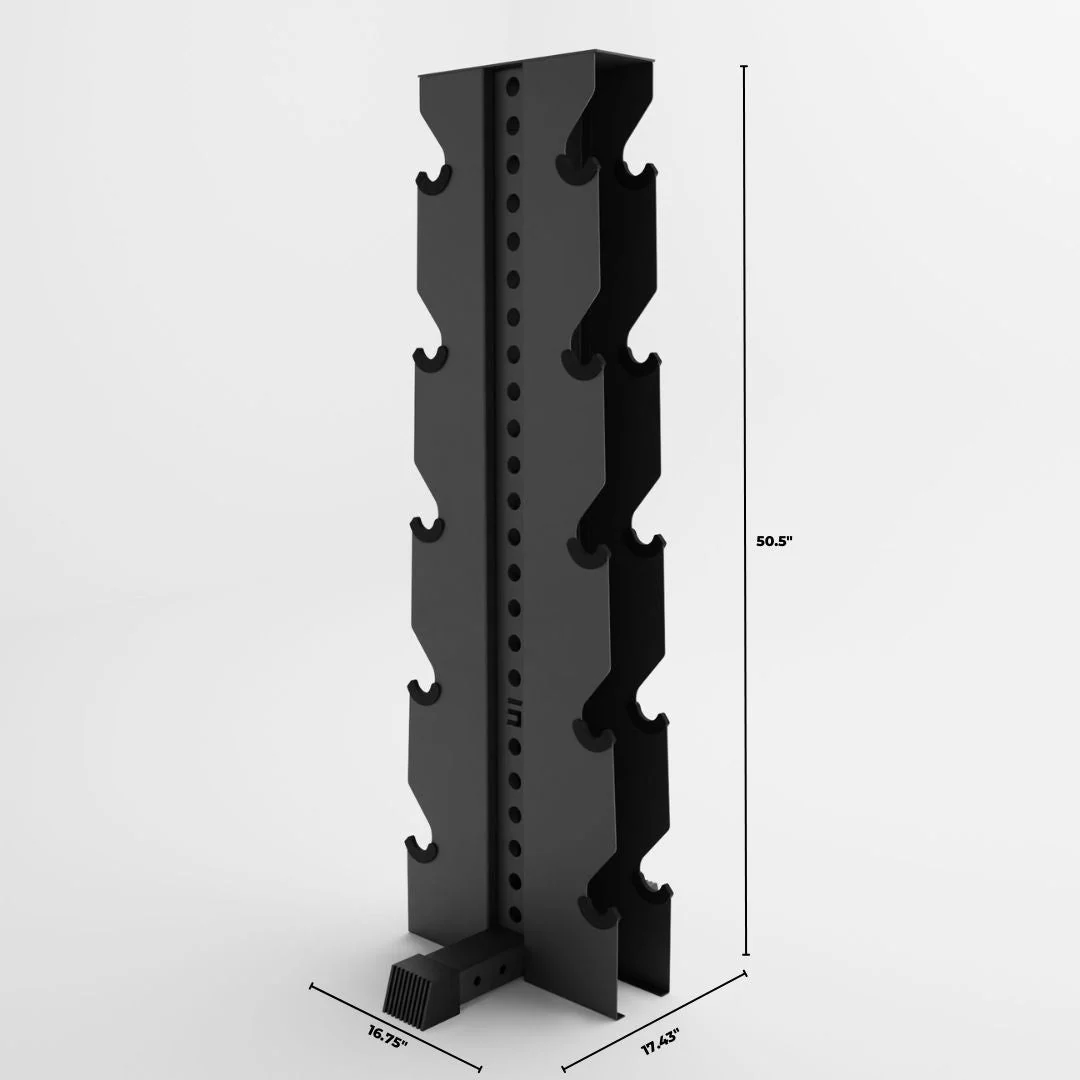Alpha Elite | 5-Tier Vertical Dumbbell Storage Rack - Image 66
