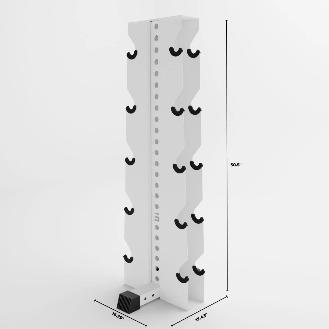 Alpha Elite | 5-Tier Vertical Dumbbell Storage Rack - Image 74