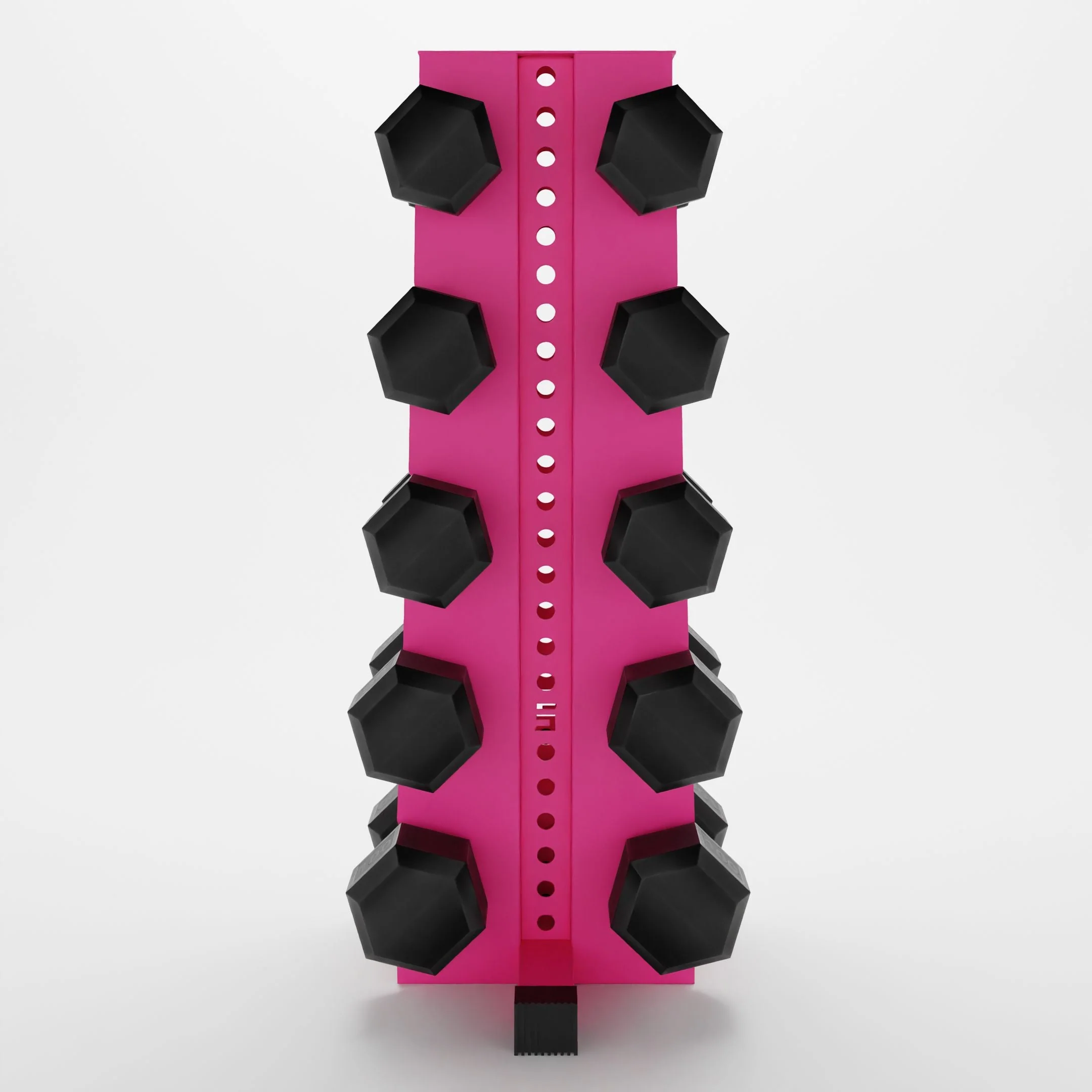 Alpha Elite | 5-Tier Vertical Dumbbell Storage Rack - Image 86
