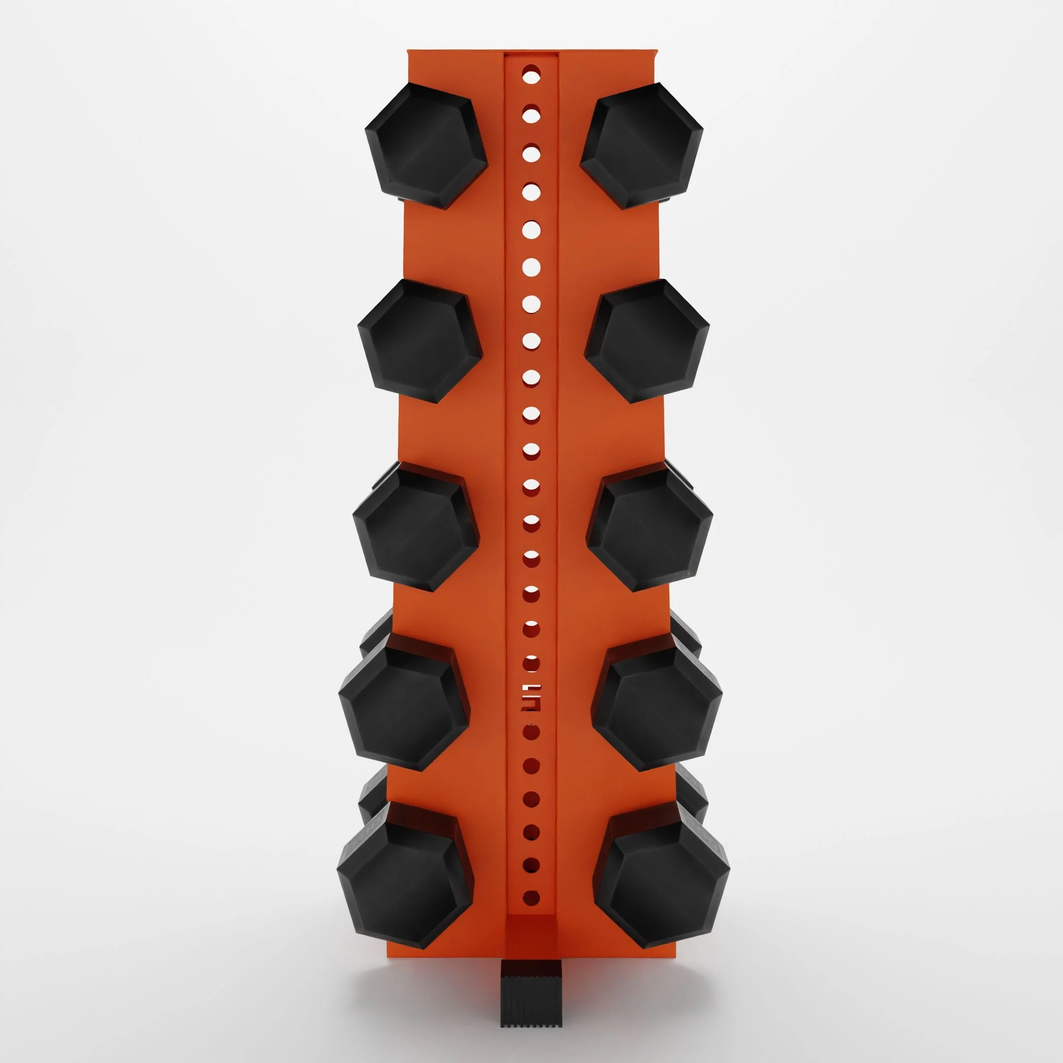 Alpha Elite | 5-Tier Vertical Dumbbell Storage Rack - Image 88