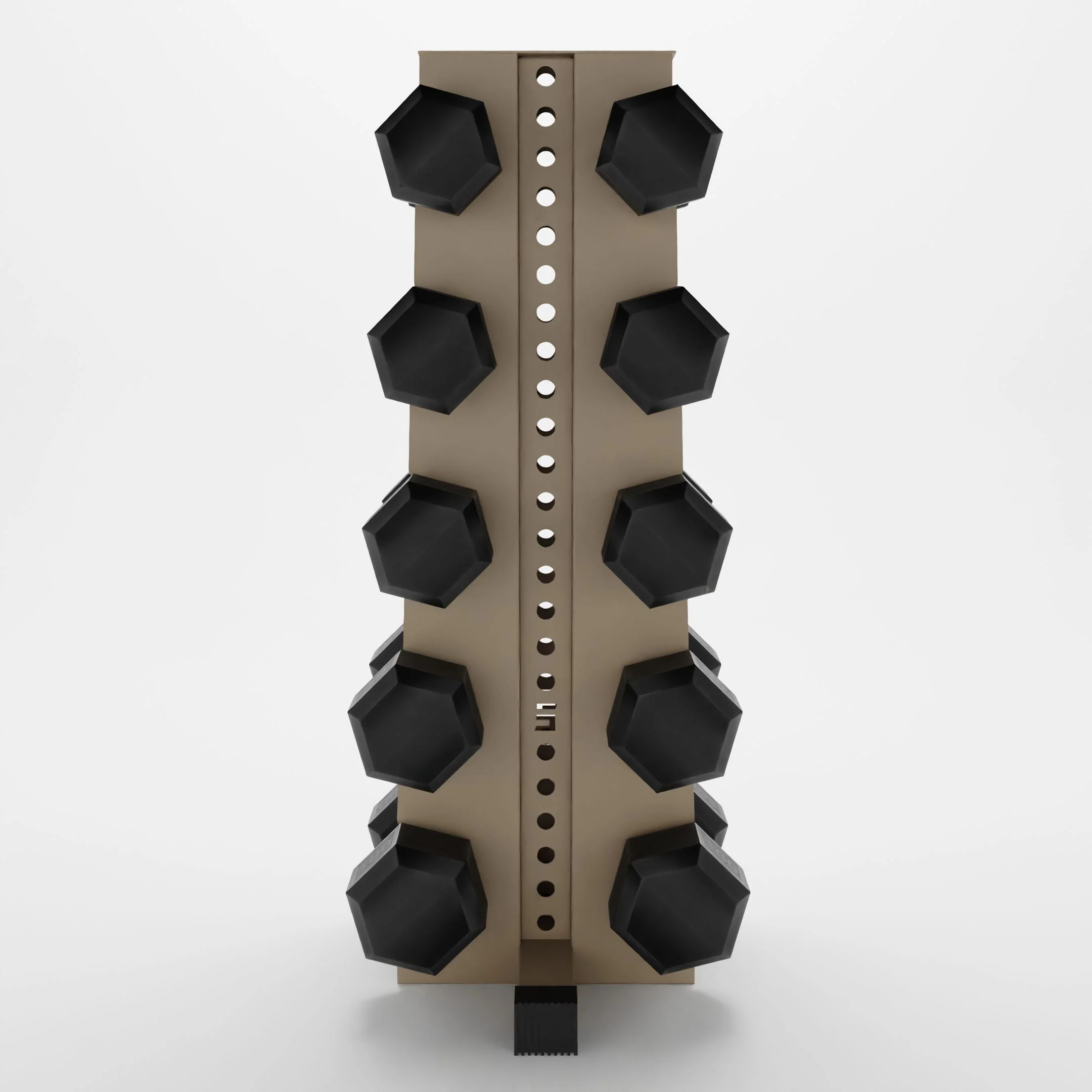 Alpha Elite | 5-Tier Vertical Dumbbell Storage Rack - Image 89