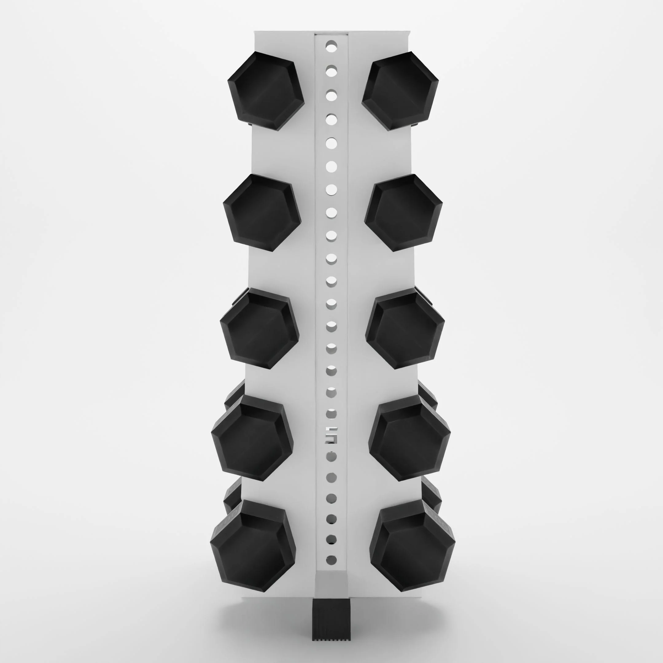Alpha Elite | 5-Tier Vertical Dumbbell Storage Rack - Image 92