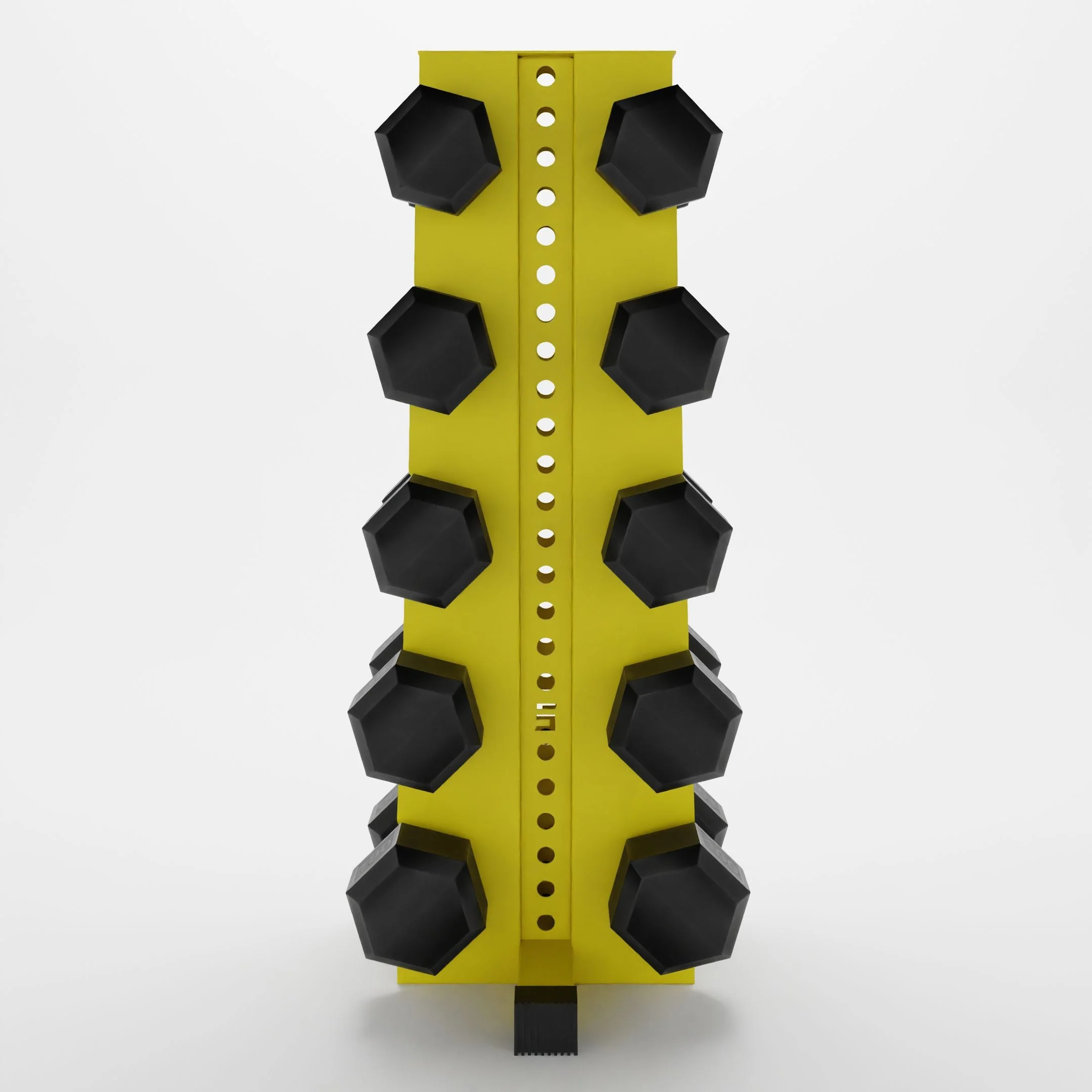 Alpha Elite | 5-Tier Vertical Dumbbell Storage Rack - Image 93