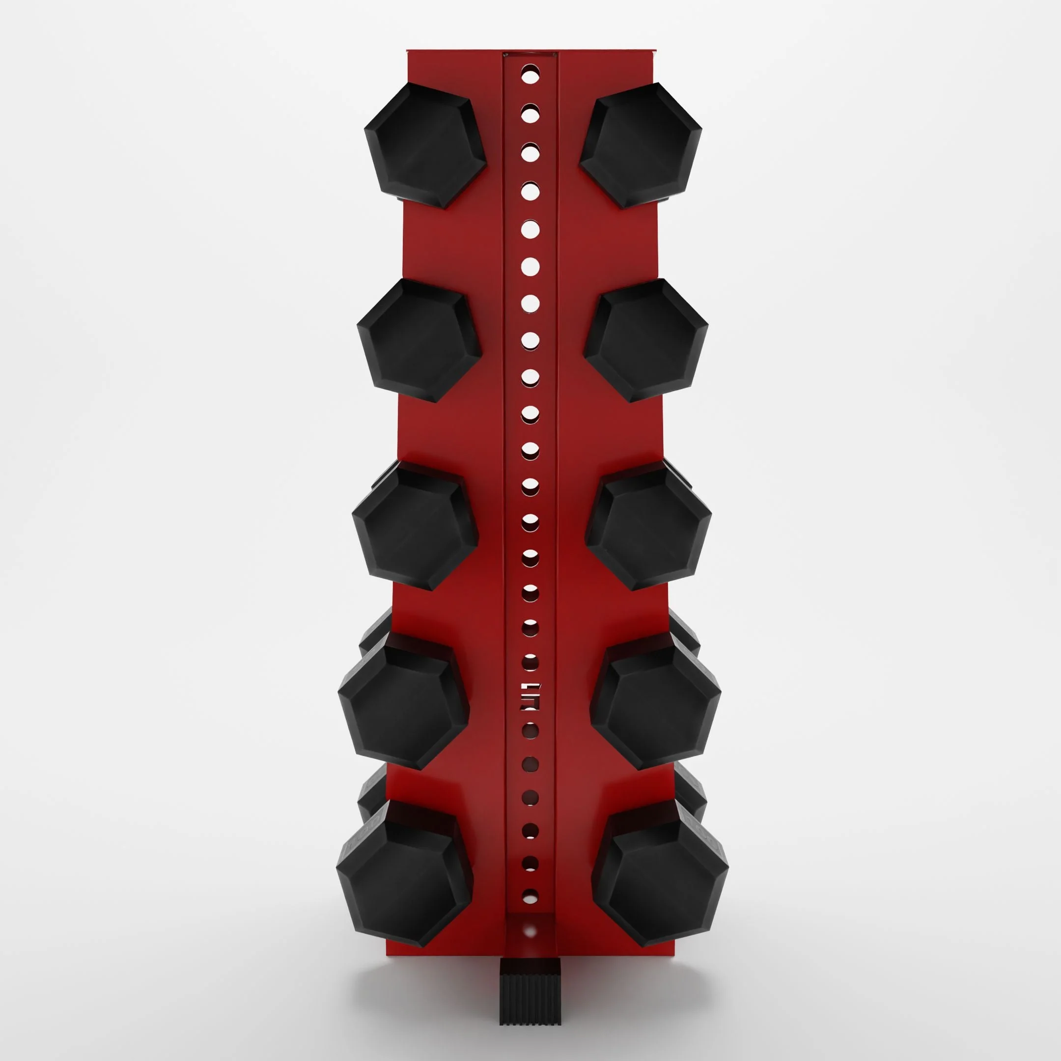 Alpha Elite | 5-Tier Vertical Dumbbell Storage Rack - Image 98