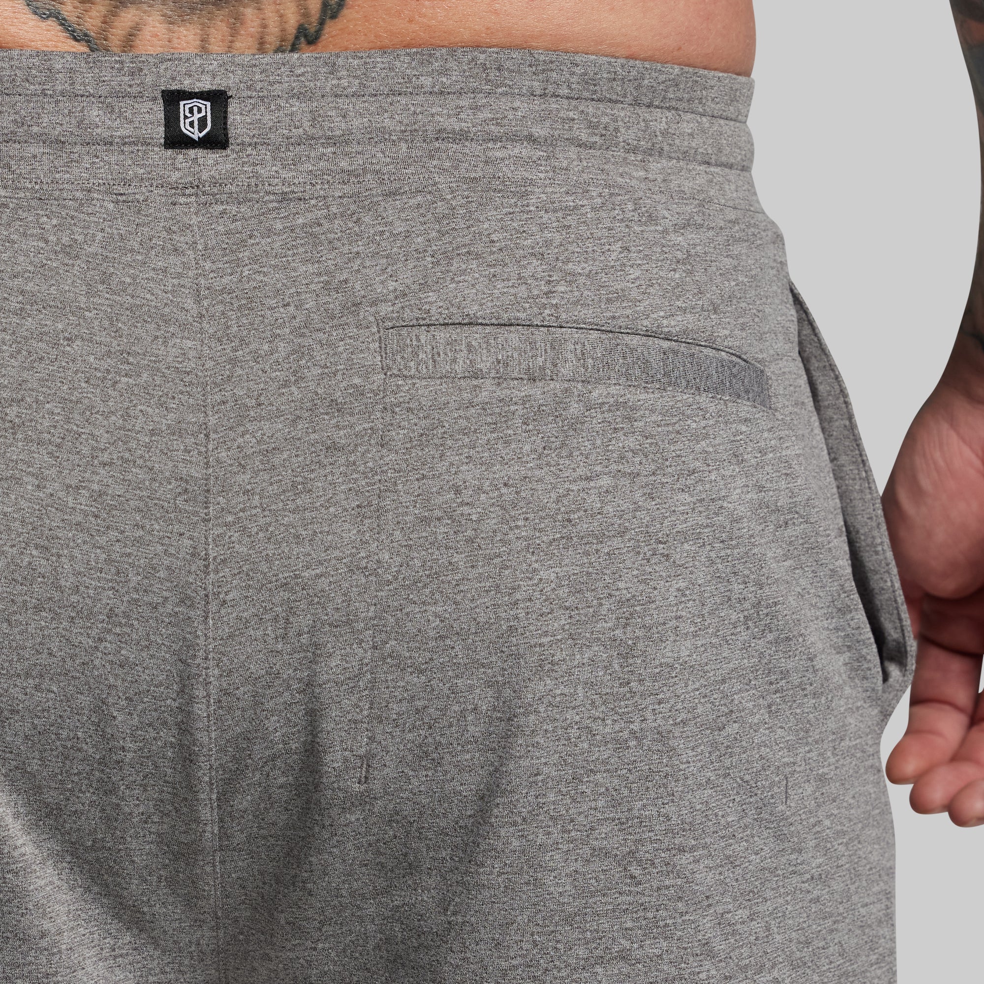 Premium Basic All-In-One Short (Heather Grey) - Image 7
