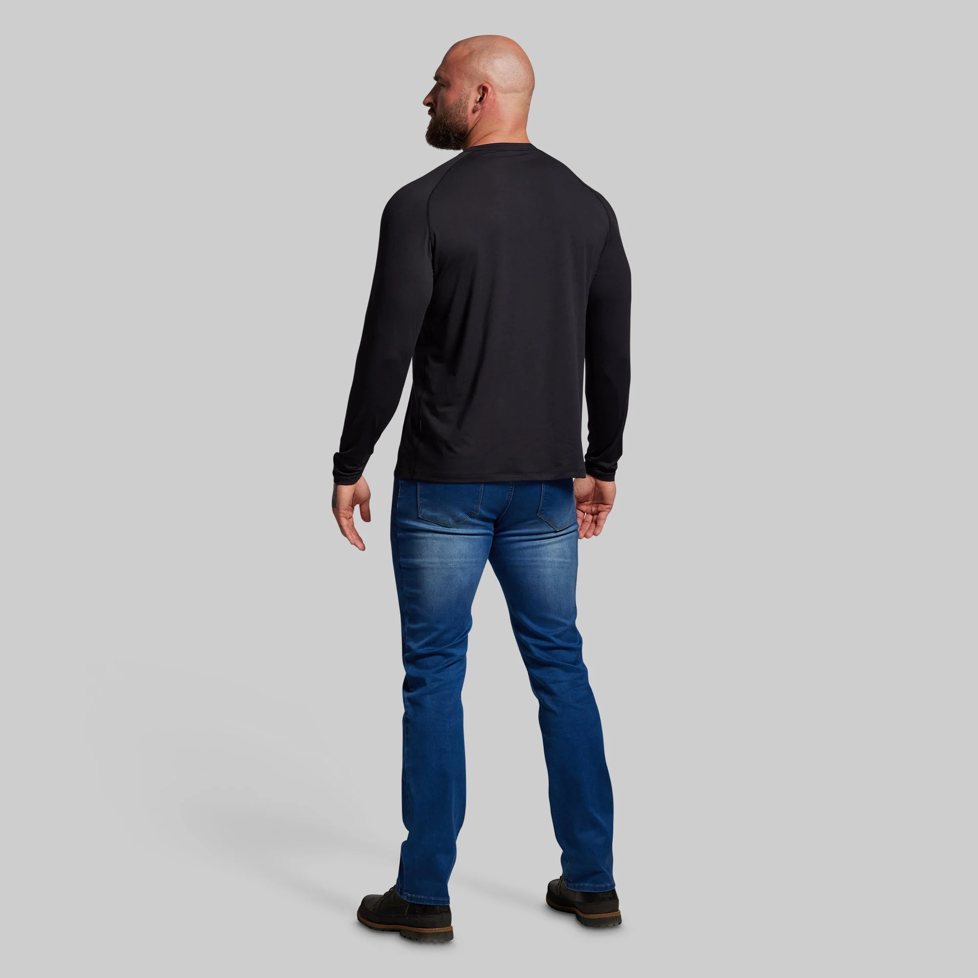 Premium Basic Henley (Black) - Image 5
