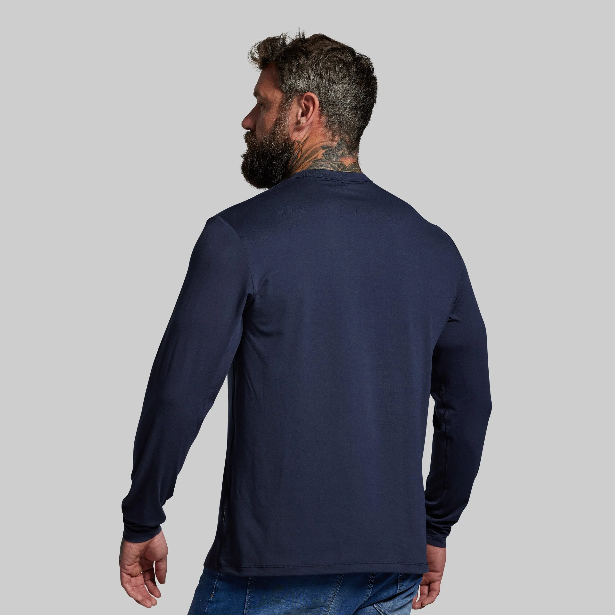 Premium Basic Long Sleeve (BP Navy) - Image 2