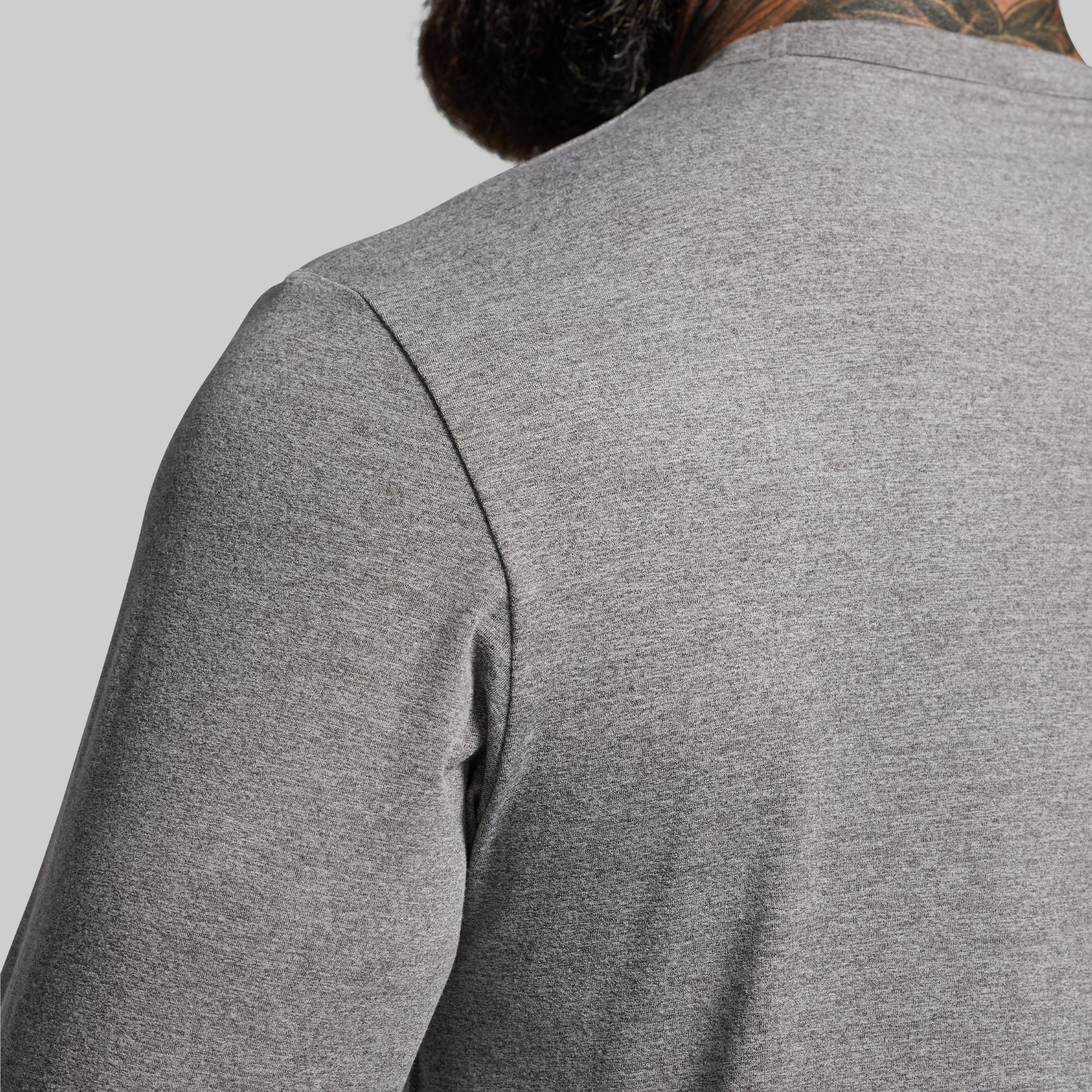 Premium Basic Long Sleeve (Heather Grey) - Image 3
