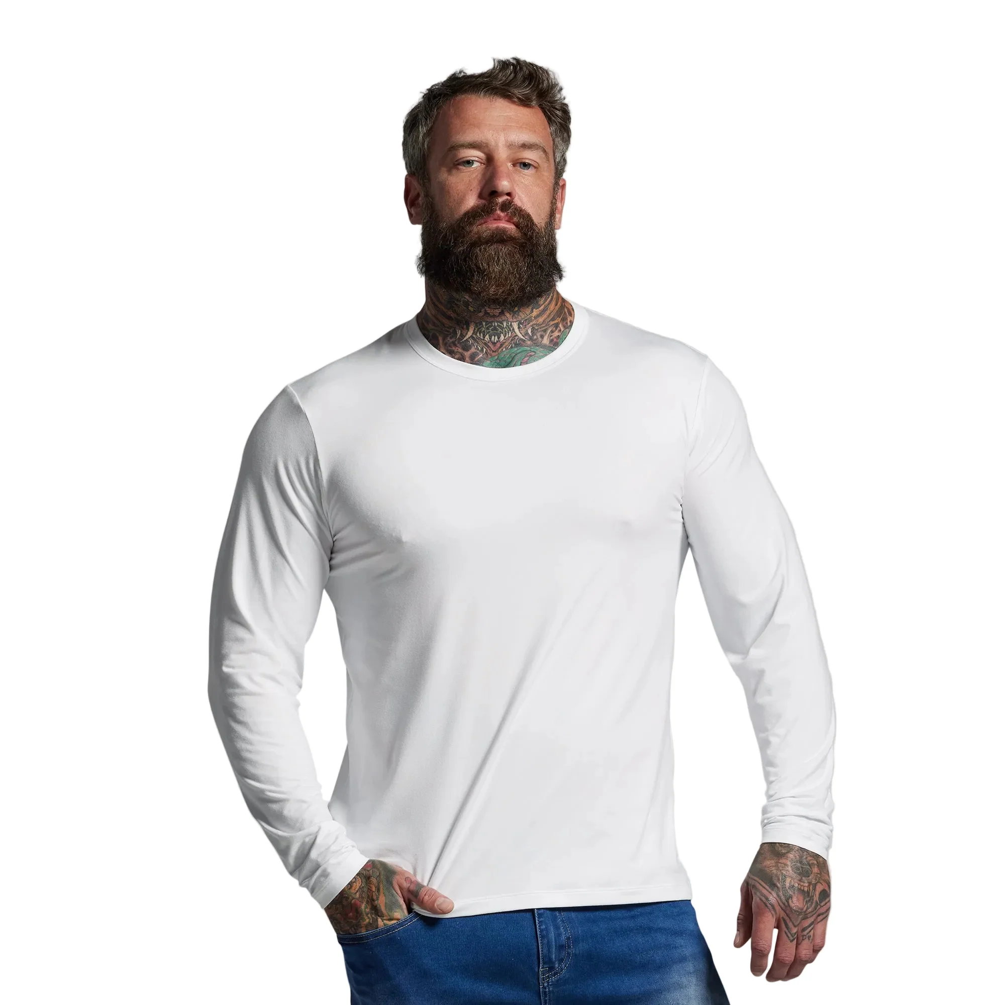 Premium Basic Long Sleeve (White)