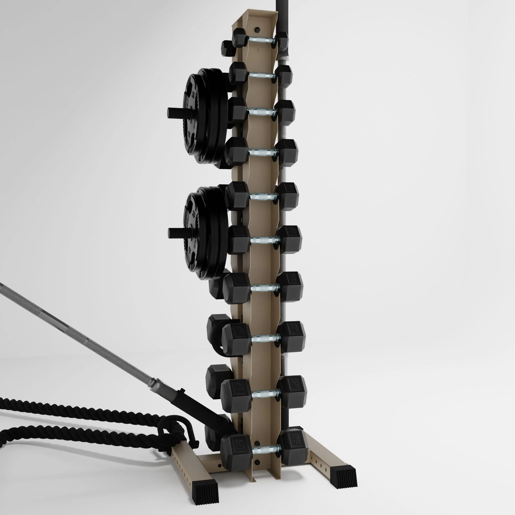 Delta | 10-Tier Vertical Dumbbell Storage Rack - Image 38