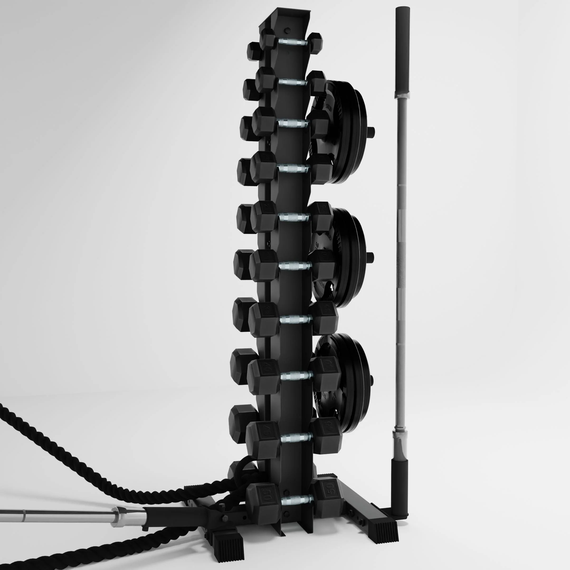 Delta | 10-Tier Vertical Dumbbell Storage Rack - Image 65