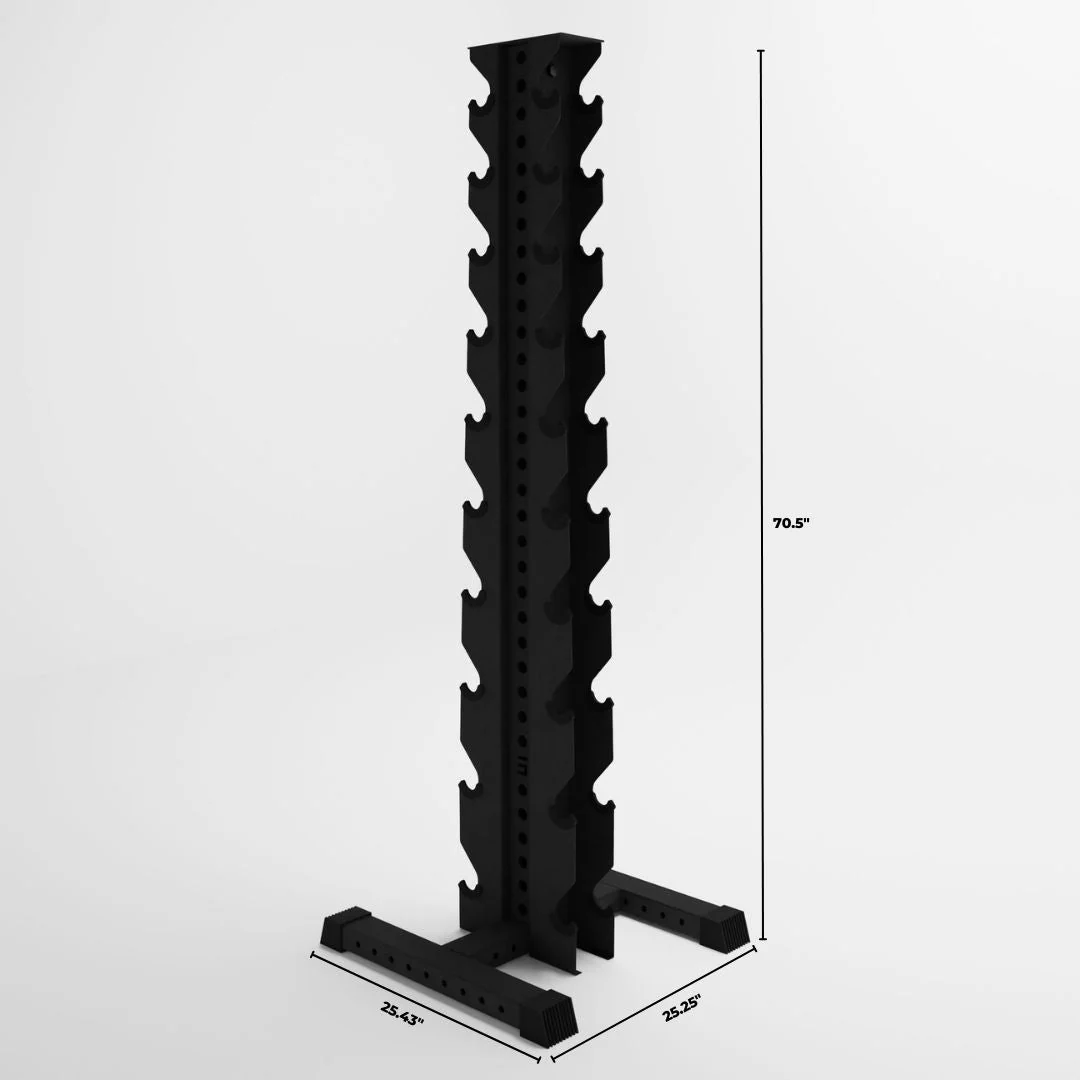 Delta | 10-Tier Vertical Dumbbell Storage Rack - Image 9
