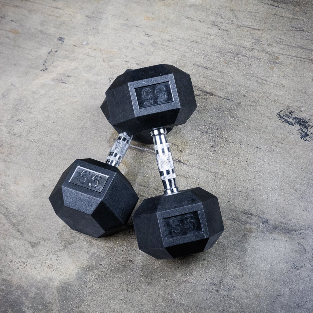 PRx Rubber Hex Dumbbells - Image 9